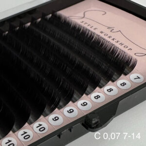 Korean Lashes SWS Mustat Mix